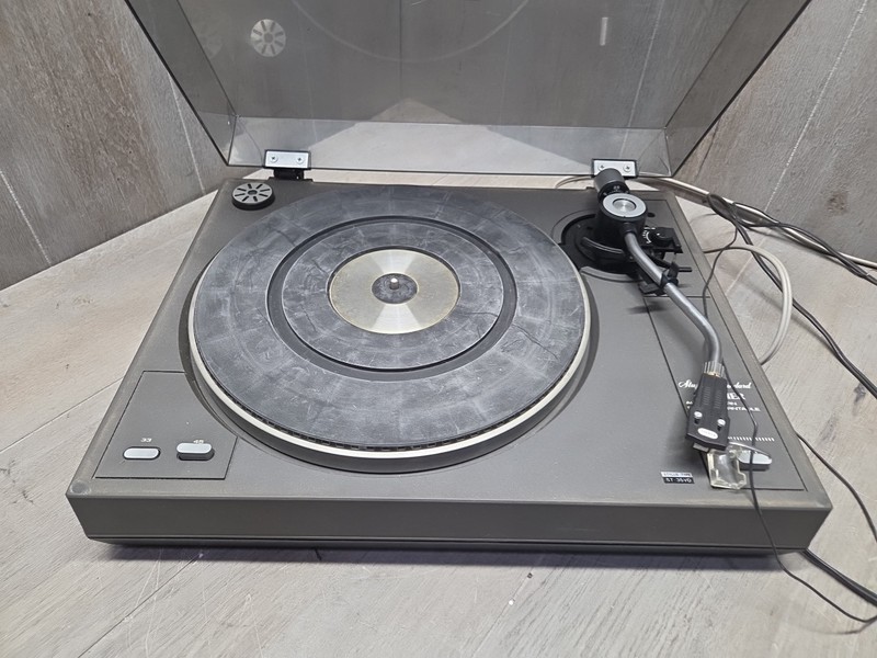 Vintage MT-6210 FISHER STEREO TURNTABLE MG-35V Cartridge Record Player (Has Dama gallery