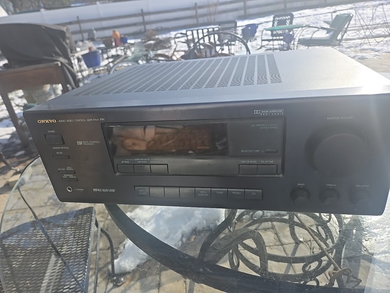 ONKYO Audio Video Control Amplifier A-SV620 Tested