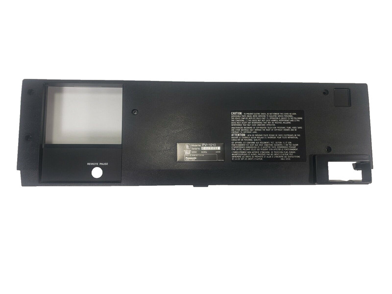 Panasonic PV-1210 Durable Plastic Back Cabinet Black