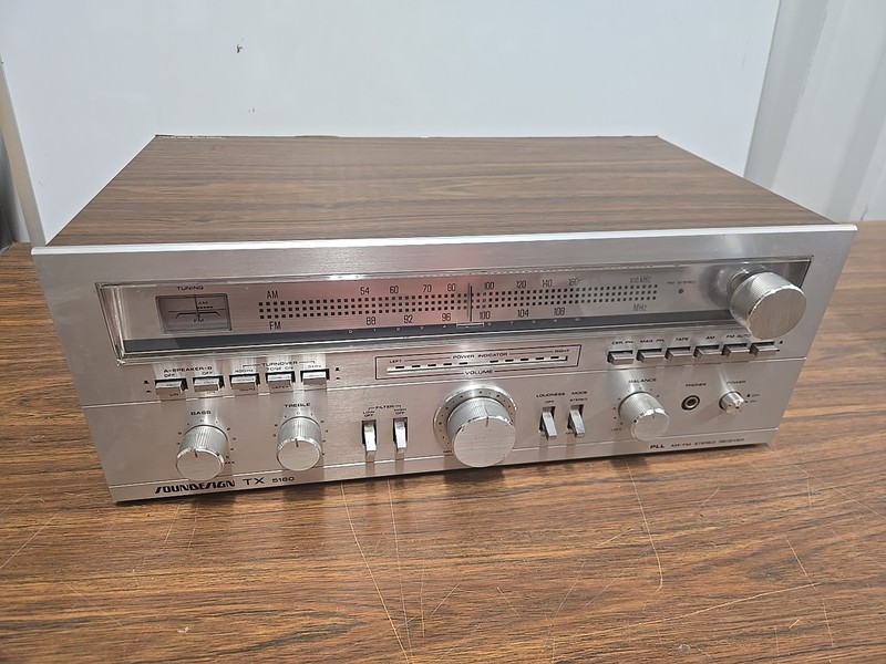 VINTAGE SOUNDESIGN TX 5160 AM FM STEREO RECEIVER 5160 Sold for Parts AS-IS