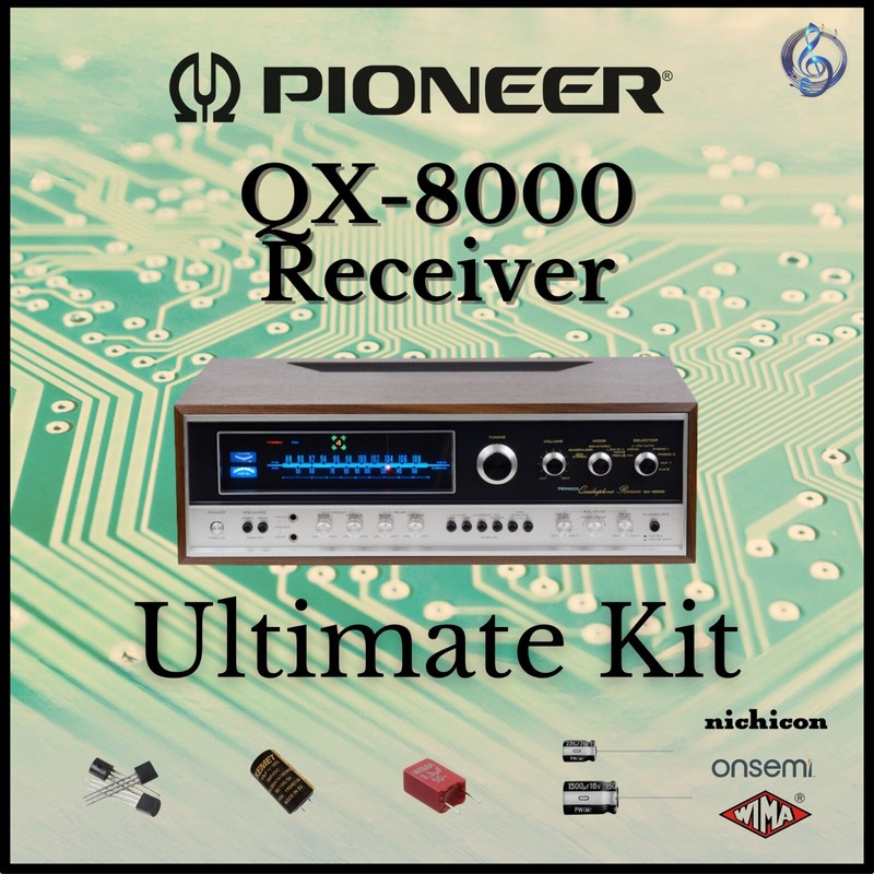 Pioneer QX-8000 Receiver Ultimate Upgrade Kit Genuine Parts Restoration