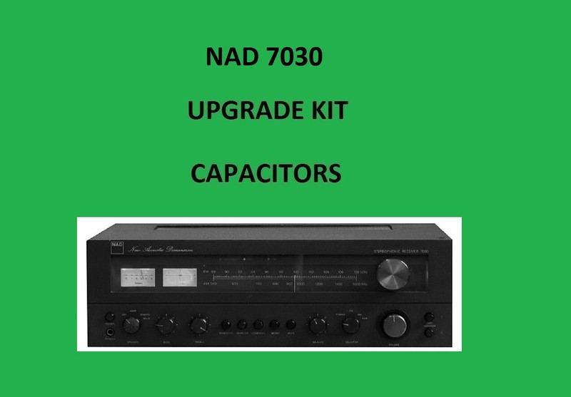 Stereo Receiver NAD 7030 Repair KIT – all capacitors