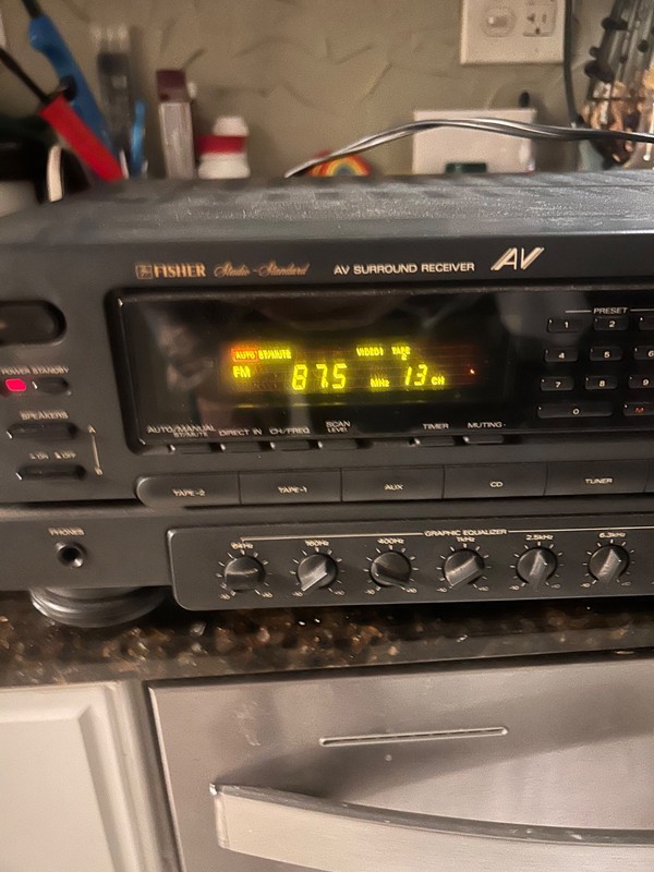 Vintage Fisher RS9225 Stereo Receiver tested working gallery