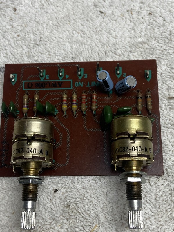 PIONEER SX-6000 Receiver PARTS - Tone Control board gallery