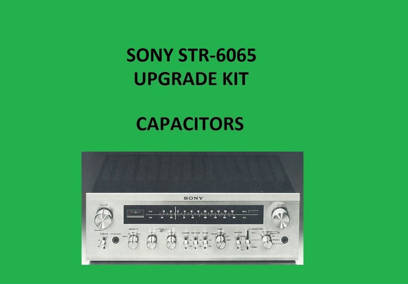 Stereo Receiver SONY STR-6065 Repair KIT – all capacitors