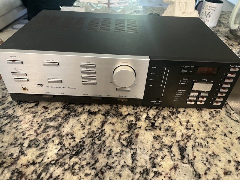 mcs modular component systems stereo receiver 3224 gallery