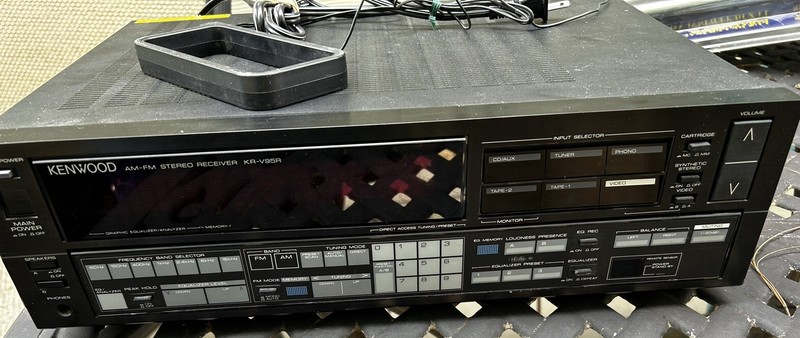 VINTAGE Kenwood KR-V95R AM/FM Stereo Receiver - TESTED!! No Remote gallery