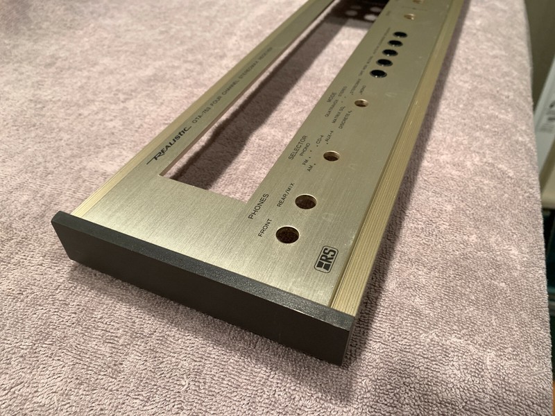 Realistic QTA-753 Vintage Quad Receiver Parting Out Faceplate (no glass) gallery