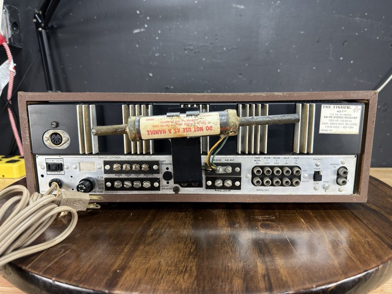 Fisher 450-T Vintage Solid State Stereo Reciever W/ Wooden Case gallery