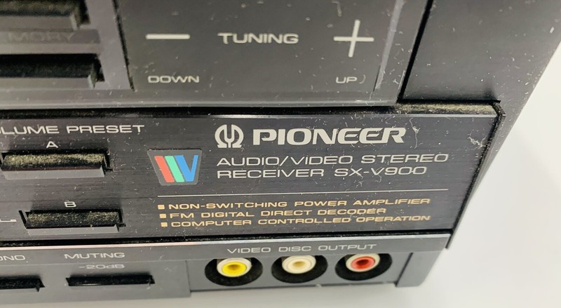 Pioneer SX-V900 AM/FM Stereo Receiver 125 Watts Channel - with Box EXCELLENT gallery