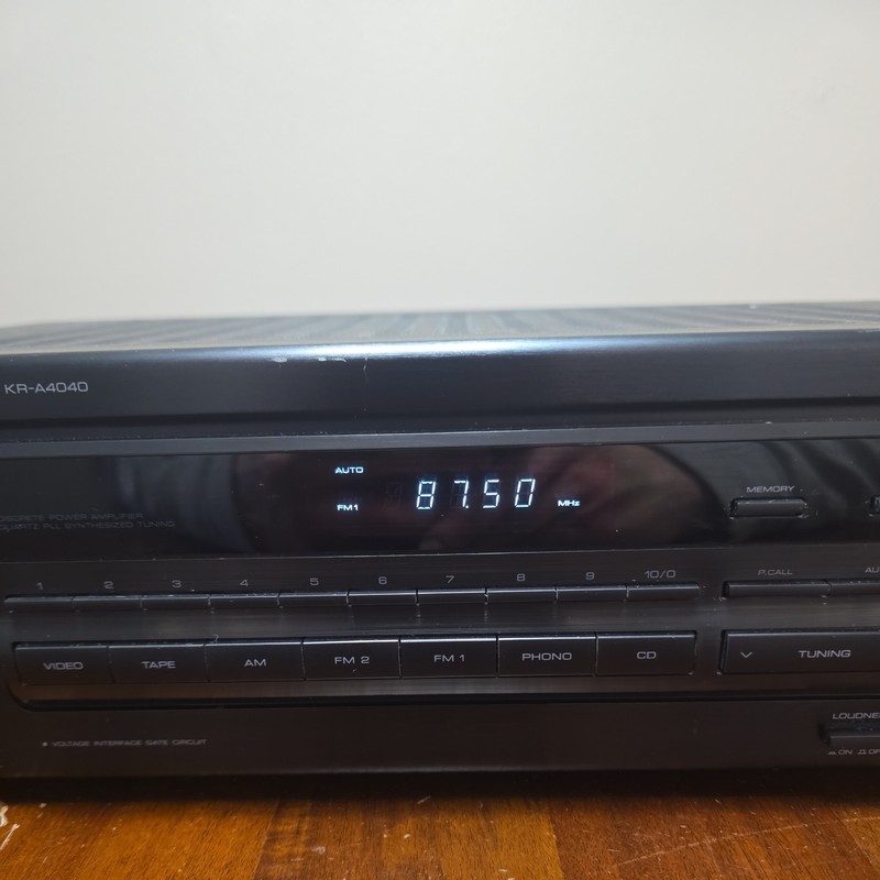 Kenwood KR-A4040 2 Channel Stereo Receiver Good Working Condition gallery