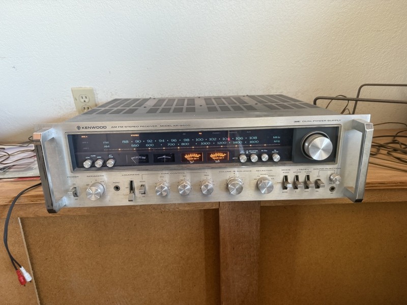 Vintage Kenwood KR-9600 Solid State Stereo Receiver Excellent Working Condition gallery