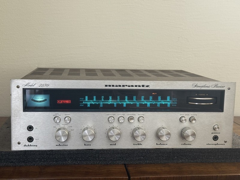 Marantz 2230 Vintage Receiver - Cleaned, Tested, Serviced, lots of new parts
