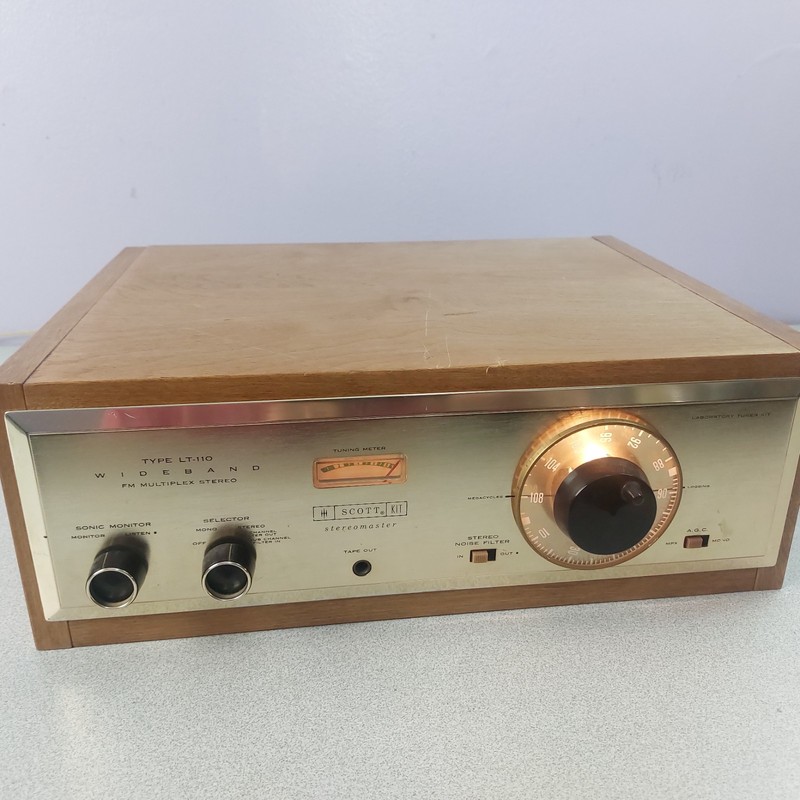 Scott Stereomaster LT-110 Kit FM Multiplex Stereo Wood Casing Powers Up PARTS gallery