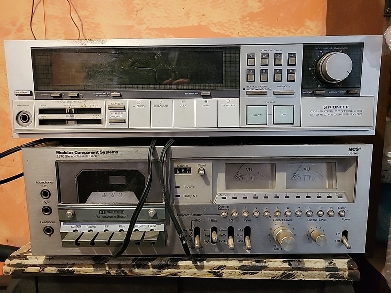Vintage PIONEER Computer Controlled Stereo Receiver SX-50 with MCS 3750 Deck