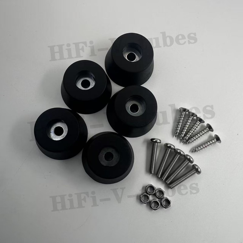 5 New FEET w/ hardware for Sansui G-901 DB G-801 G-901 Heavy-Duty Foot Parts