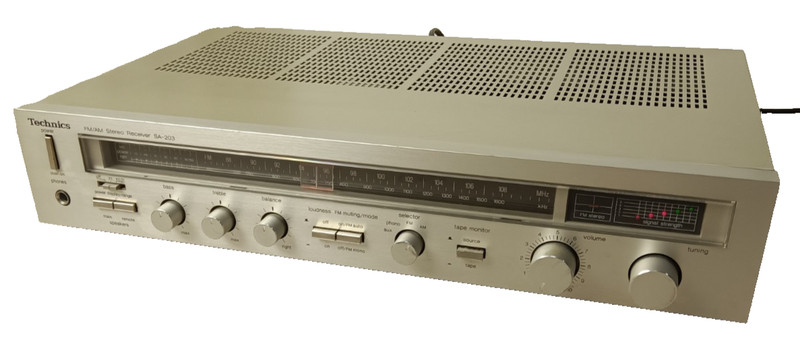 Technics SA-203 Stereo Receiver AUX Tuner | Tested Working