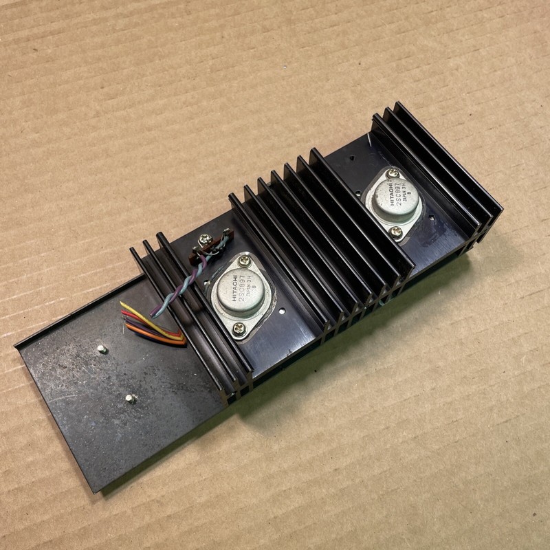 Harman Kardon 930 Receiver Genuine Parts: Complete Heat Sink w/ Transistors (#2) gallery