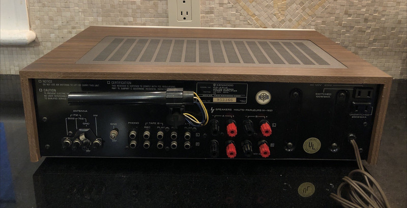 Kenwood KR-4010 DC Stereo AM/FM Receiver Open Box perfect working condition gallery