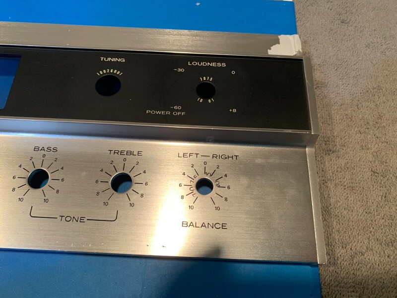 Sherwood S-7100A Vintage Stereo Receiver Parting Out Faceplate #2 gallery