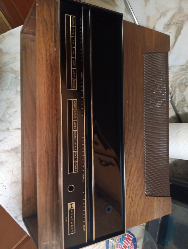 Rare Stand Alone "Black Magic" Face Plate for Heathkit AR-1302 Receiver! gallery