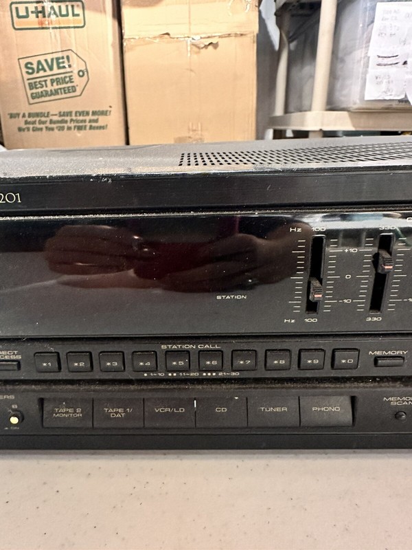 Pioneer Stereo Receiver & Graphic Equalizer, Model SX-201 - 190W ; 240VA gallery