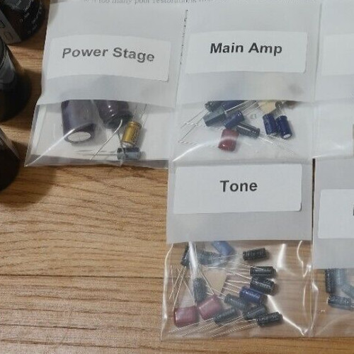Harman Kardon 930 Power Supply, Main Amp & Tone PCBs capacitor cover upgrade kit