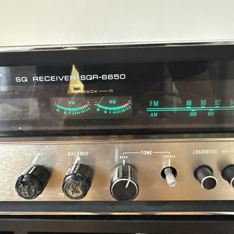 Sony SQR-6650 SQ Quadraphonic Receiver Powers On Parts Repair Vintage gallery