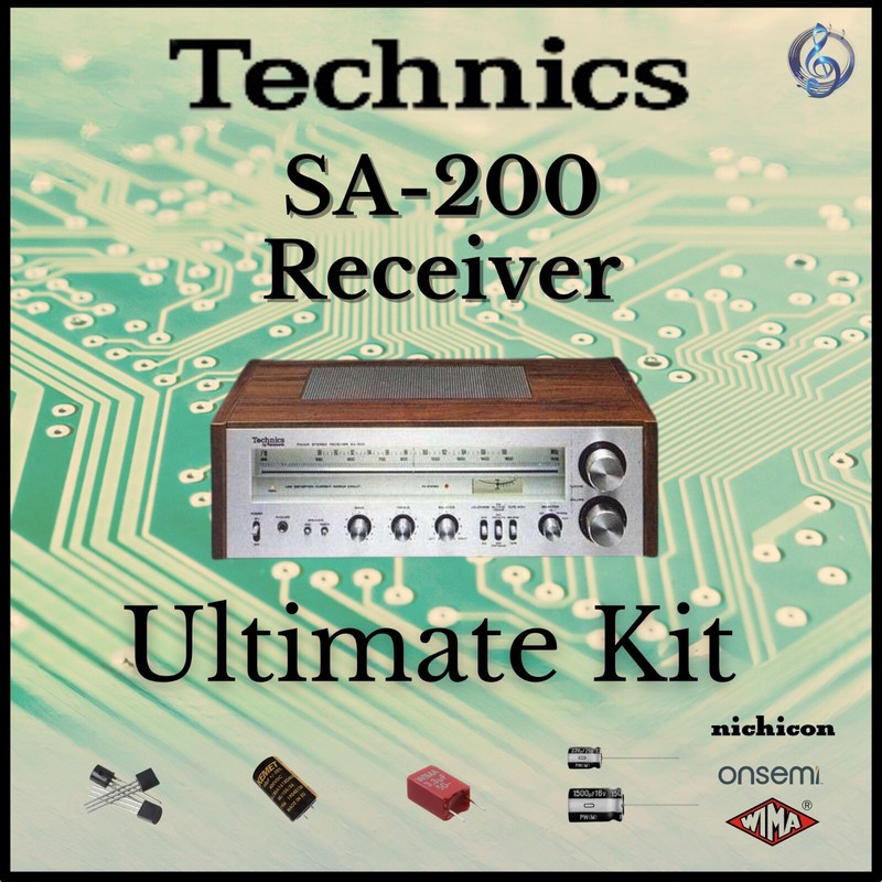 Technics SA-200 Receiver Ultimate Upgrade Kit Genuine Parts Restoration