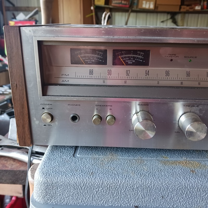 Vintage Pioneer SX 580 Stereo Receiver Work Great Nice Looking gallery