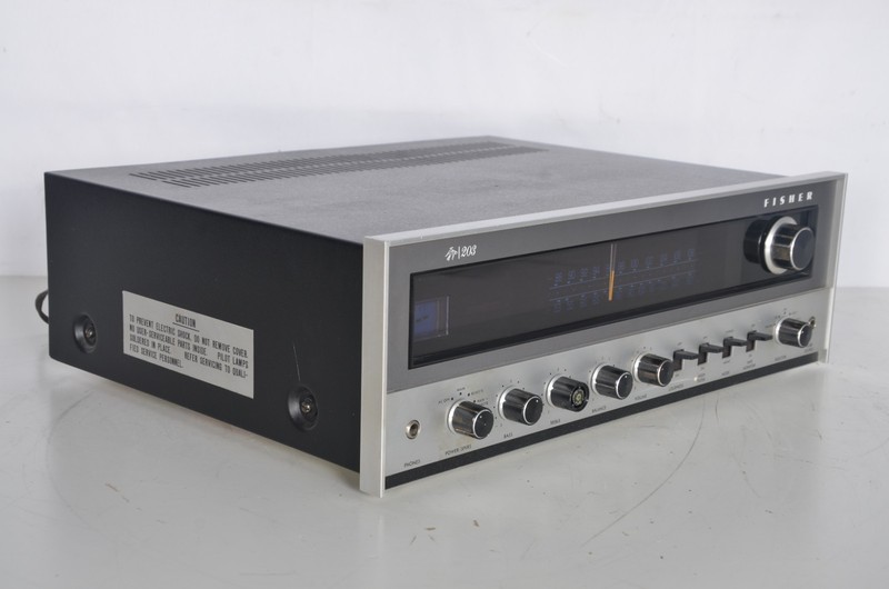 Vintage The Fisher 203 Stereo Receiver Tested Working Sounds Great Nice Shape