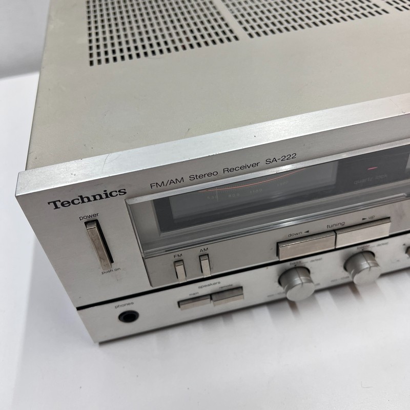 Technics SA-222 FM/AM /AUX/Phono Receiver - Fully Tested gallery