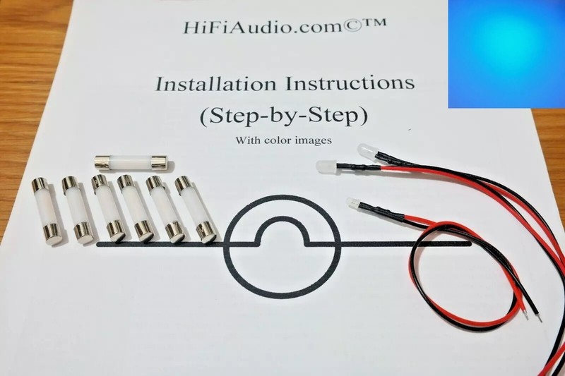 Marantz 2226 receiver dial replacement LED bulb lamp light set kit BLUE