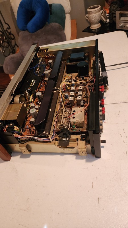 PIONEER QX-646 Vintage Wood Quad 4 Channel but Receiver missing some parts gallery