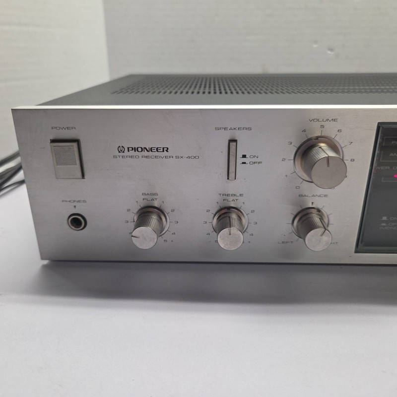 Pioneer SX-400 Vintage Stereo Receiver AM/FM Phono Japan Made Tested Working gallery