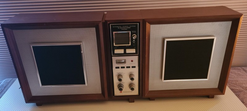 VTG Panasonic RE-787 Automatic Tuning System Multiplex Stereo & Speaker (TESTED)