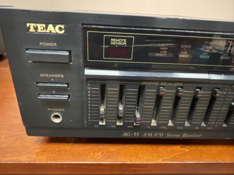 Vintage Teac Model No. AG-55 AM/FM Stereo Receiver - Black Tested And Working gallery