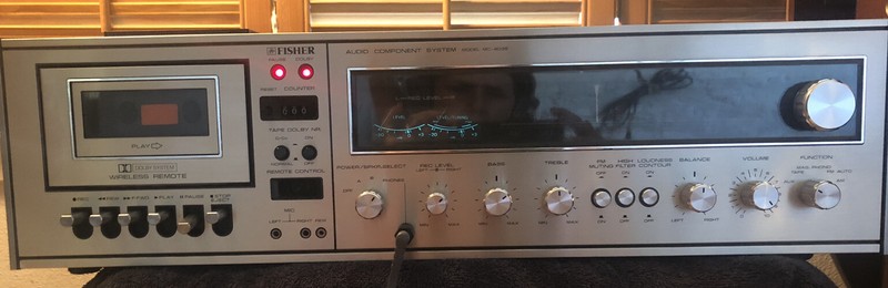Mc 4035 , 1970’s Fisher Amp Receiver with Dolby Tape deck, Needs Partial Repair