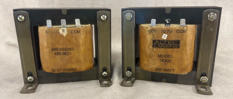 Pair of Vintage Altec Lansing 300-Watt Amplifiers Transformers Model #15300 gallery