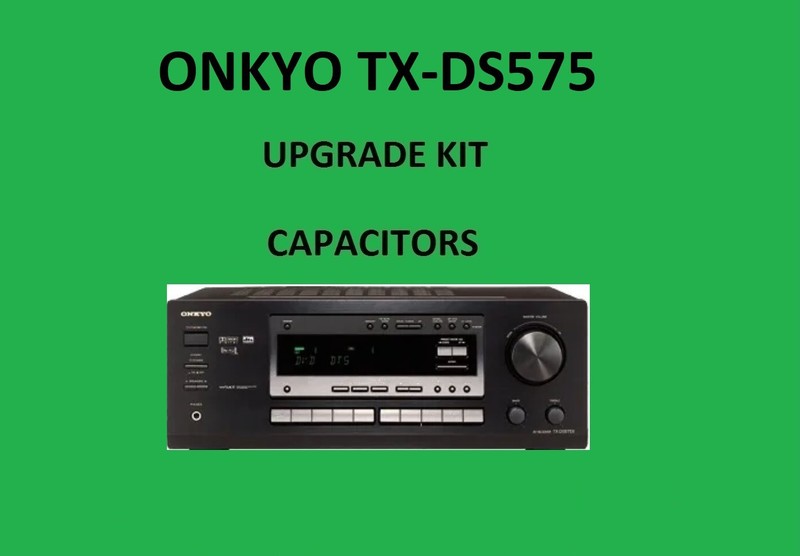 Stereo Receiver ONKYO TX-DS575 Repair KIT - all capacitors