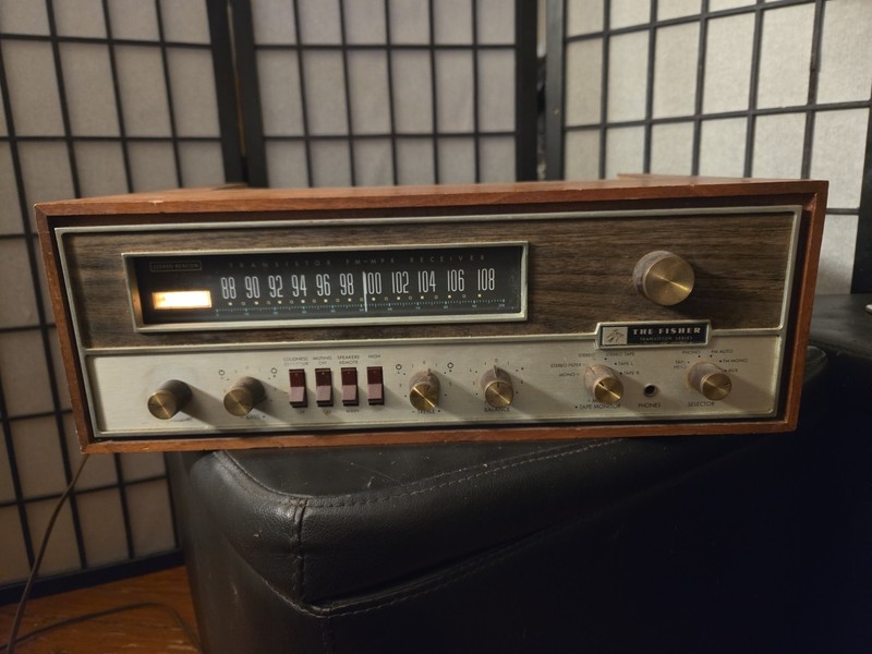 Fisher 500-T Vintage Stereo Receiver Amplifier UNTESTED- FOR PARTS OR REPAIR gallery