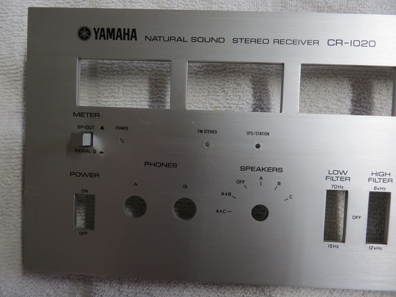 YAMAHA CR1020 NATURAL SOUND RECEIVER FRONT FACE PLATE gallery