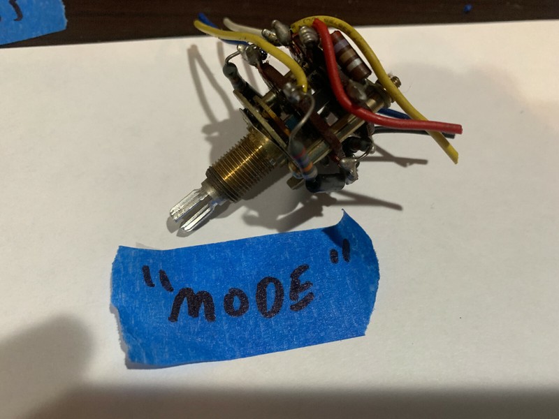 Kenwood KR-7070 Stereo Receiver Parting Out “Mode” Switch