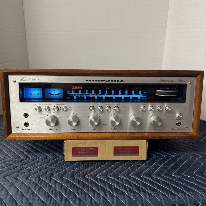 MARANTZ 2270 VINTAGE AM/FM STEREO RECEIVER – SERVICED – CLEANED – TESTED