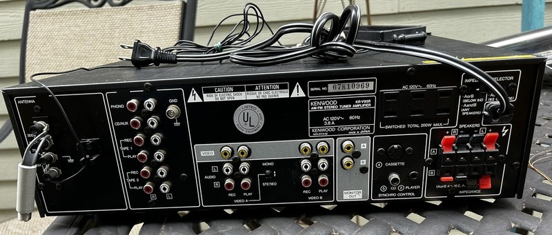 VINTAGE Kenwood KR-V95R AM/FM Stereo Receiver - TESTED!! No Remote gallery