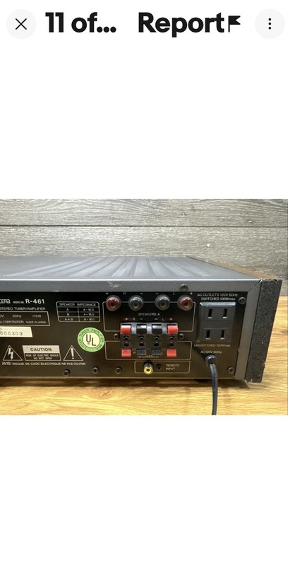 Kyocera Model R-461 Stereo Receiver Mosfet Very Clean Works Perfectly gallery