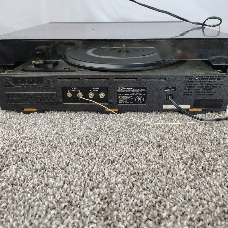 Emerson Record Turntable & Radio Stereo Receiver & Cassette Player READ DESC 🔥 gallery