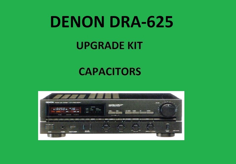 Stereo Receiver DENON DRA-625 Repair KIT - all capacitors