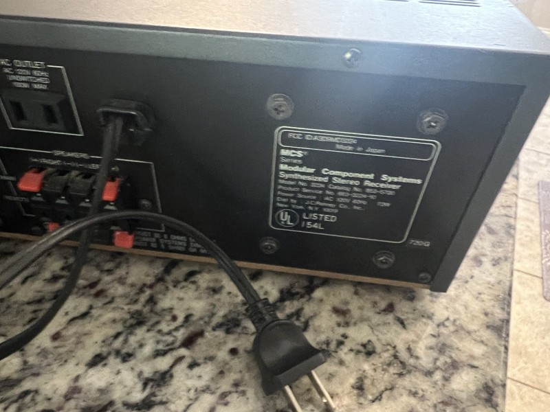 mcs modular component systems stereo receiver 3224 gallery