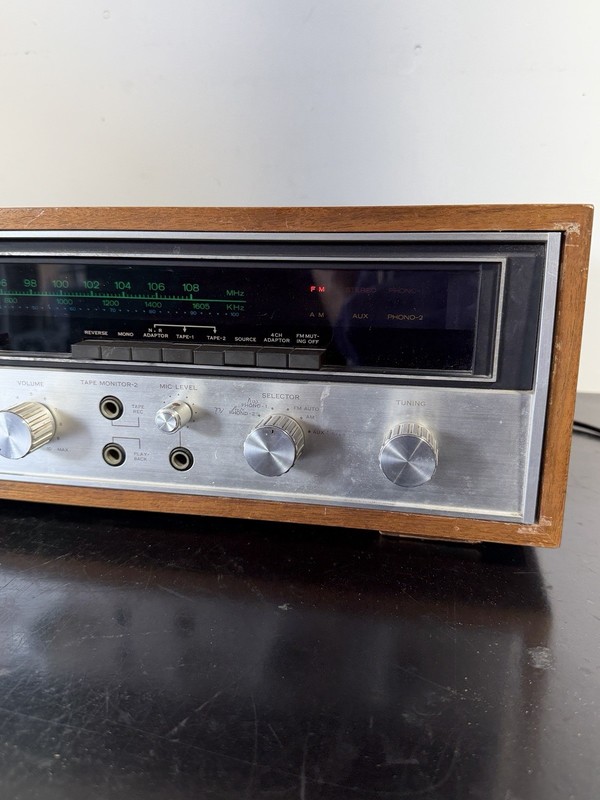 Sansui 3300 Vintage Stereo Receiver AM/FM Tuner Amplifier 90W w/Wood Case Japan gallery